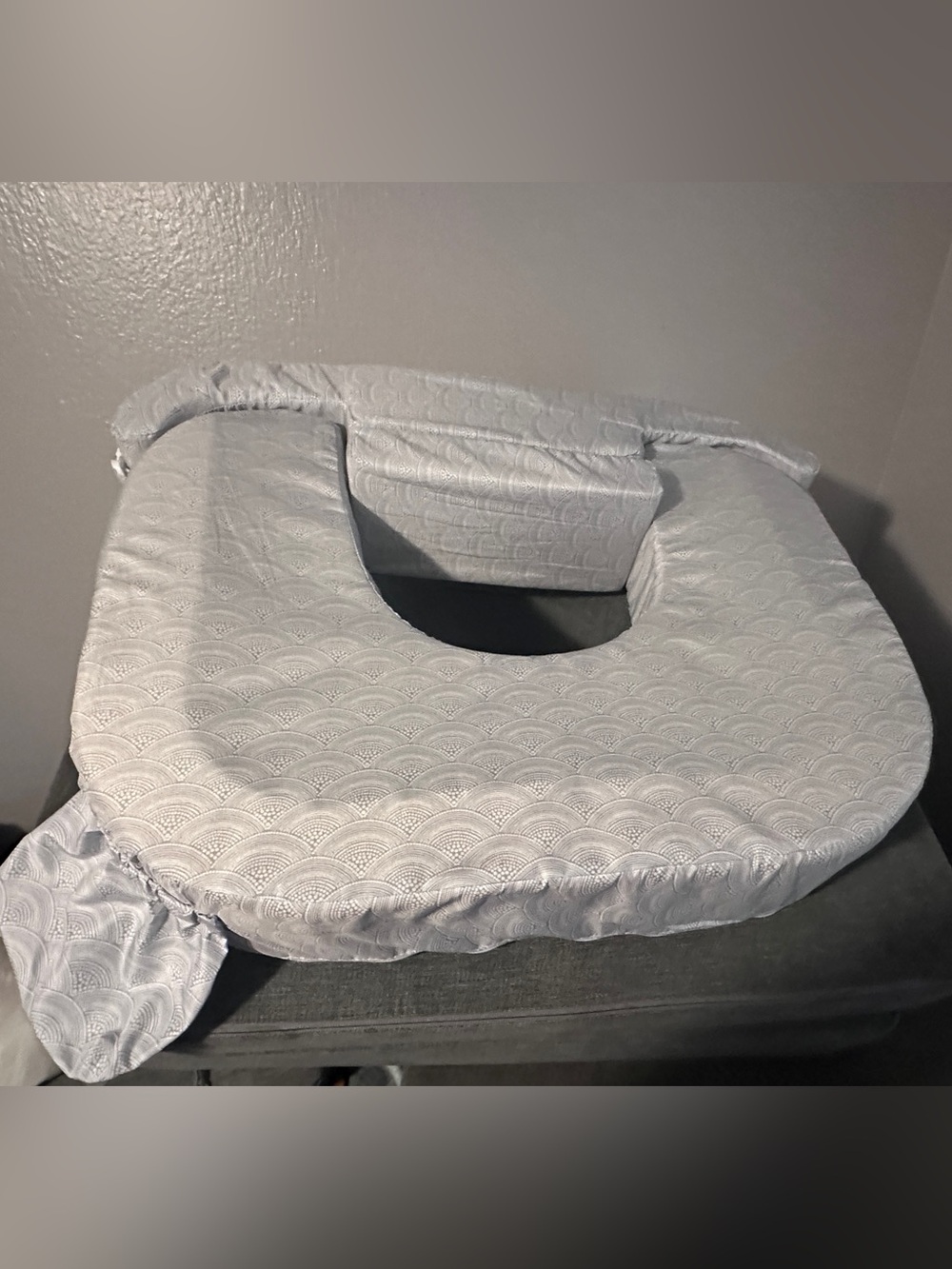 My Brest Friend Twin Plus Nursing Pillow Gray - Picture 2 of 3